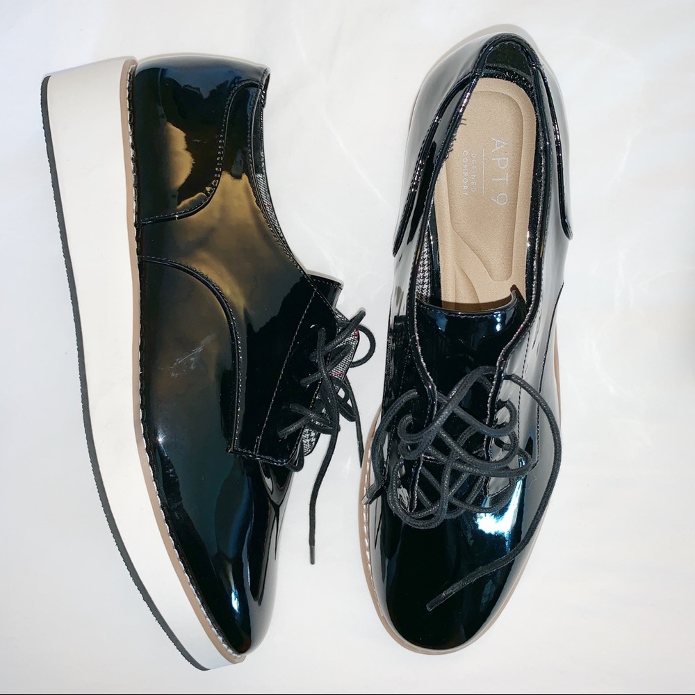 Black Patent Oxfords